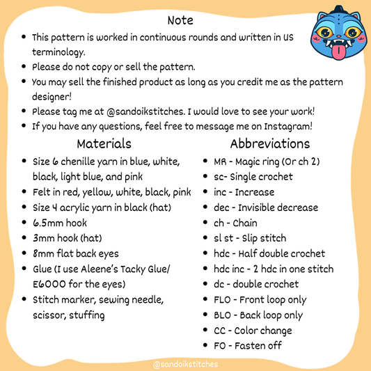 Crochet Derpy 3-in-1 Pattern