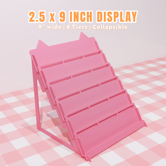 2.5 Inch [9 Inch Wide] Sticker Display Stand