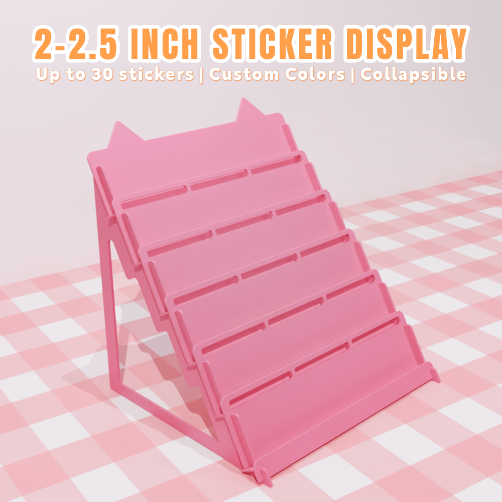2.5 Inch Sticker Display Stand