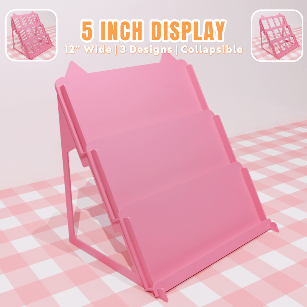 5 Inch [12 Inch Wide] Postcard/Sticker Sheet Display Stand