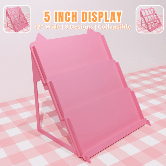 5 Inch [12 Inch Wide] Postcard/Sticker Sheet Display Stand