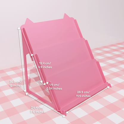5 Inch [12 Inch Wide] Postcard/Sticker Sheet Display Stand