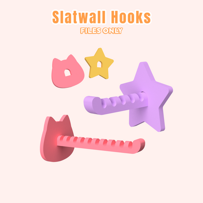 Slatwall Hooks [FILES ONLY]