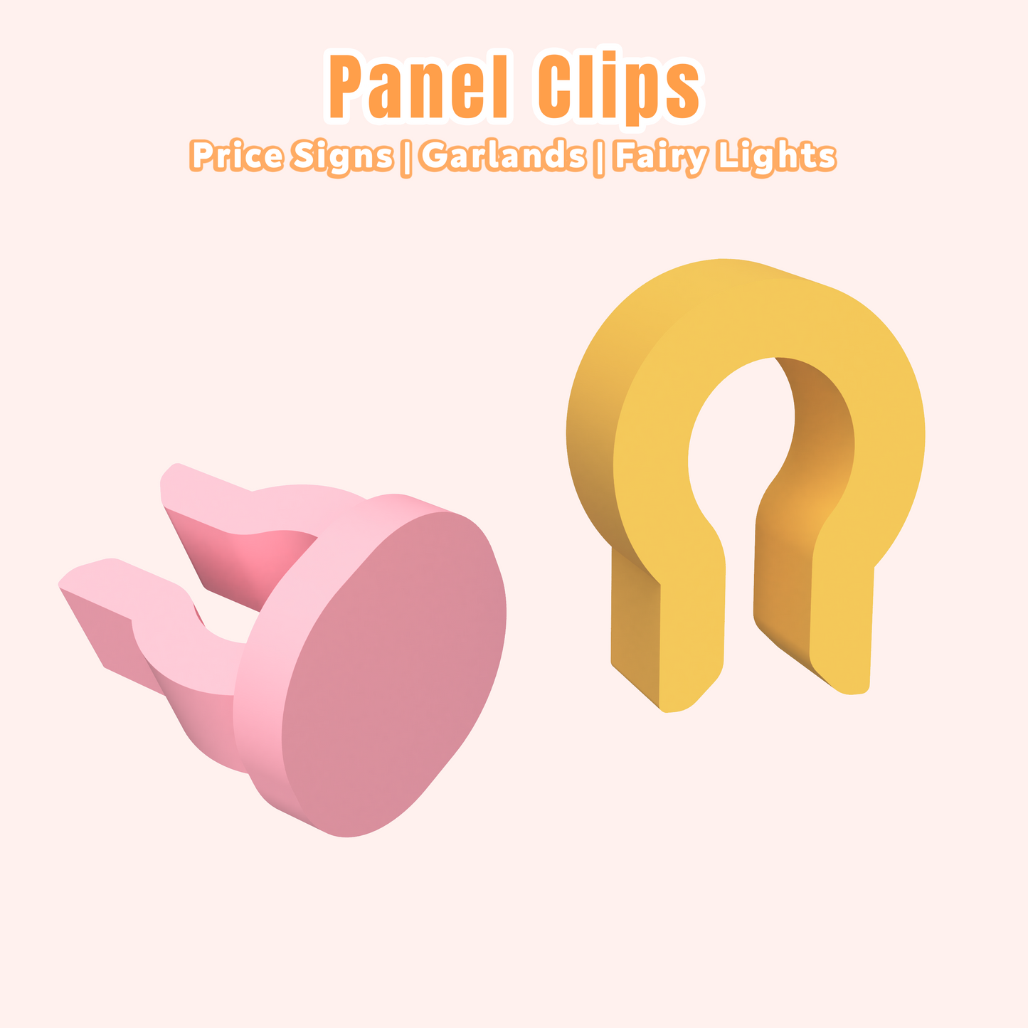 Artist Alley Panel Clips For Signs and Garlands