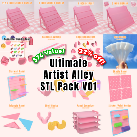Ultimate Artist Alley STL Pack V01 [FILES ONLY]