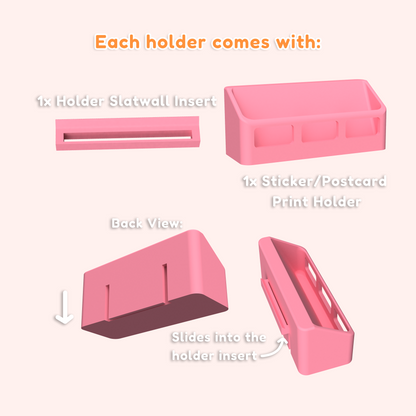 Slatwall Panel and Accessories Bundle [FILES ONLY]